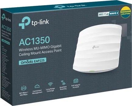 TP-LINK EAP225 ACCESS POINT AC1350 DUAL BAND WI-FI GIGABIT CEILING (9 / 19)