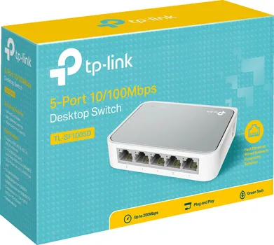 TP-LINK 5-PORT 10100MBPS DESKTOP SWITCH, TL-SF1005D (14 / 32)