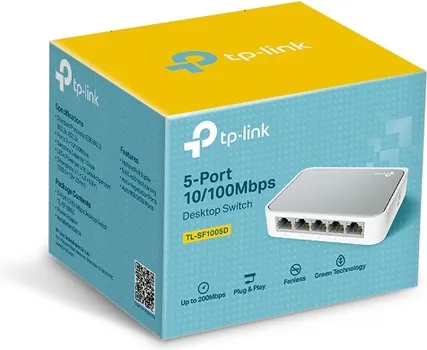 TP-LINK 5-PORT 10100MBPS DESKTOP SWITCH, TL-SF1005D (20 / 32)