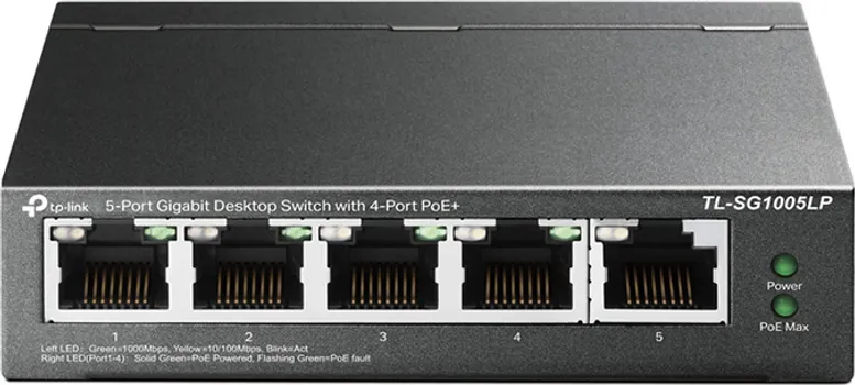 TP-LINK LS1005G LS1005G LITEWAVE 5-PORT GIGABIT DESKTOP SWITCH, 5 GIGABIT RJ45 PORTS, DE (1 / 9)