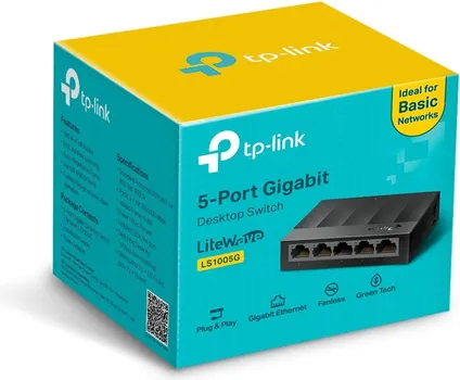 TP-LINK LS1005G LS1005G LITEWAVE 5-PORT GIGABIT DESKTOP SWITCH, 5 GIGABIT RJ45 PORTS, DE (4 / 9)