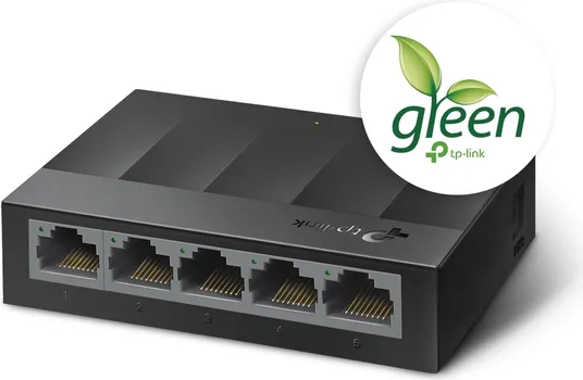 TP-LINK LS1005G LS1005G LITEWAVE 5-PORT GIGABIT DESKTOP SWITCH, 5 GIGABIT RJ45 PORTS, DE (9 / 9)