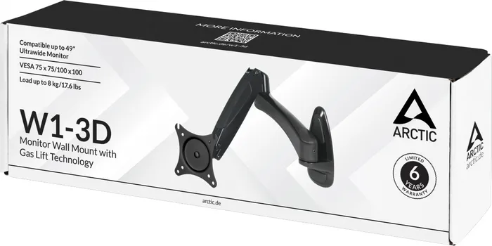 ARCTIC W1-3D GAS SPRING MONITOR WALL MOUNT (4 / 4)