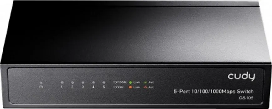 CUDY GS105 5PORT GIGABITNI SWITCH (1 / 4)