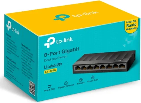 TP-LINK TL-LS1008G 8-PORT 10/100/1000MBPS DESKTOP SWITCH (2 / 11)