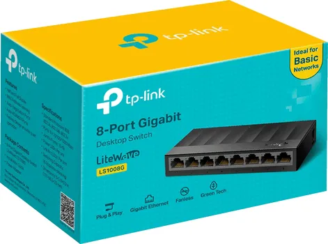 TP-LINK TL-LS1008G 8-PORT 10/100/1000MBPS DESKTOP SWITCH (5 / 11)