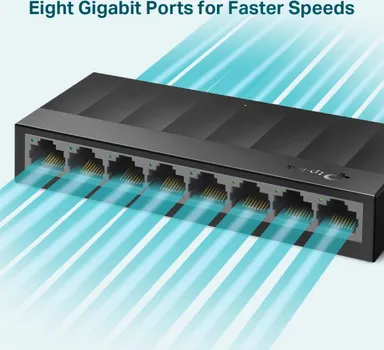 TP-LINK TL-LS1008G 8-PORT 10/100/1000MBPS DESKTOP SWITCH (8 / 11)