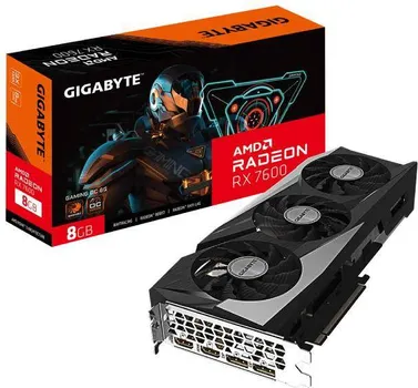 GIGABYTE AMD RADEON RX 7600 8GB 128BIT GV-R76GAMING OC-8GD (1 / 7)