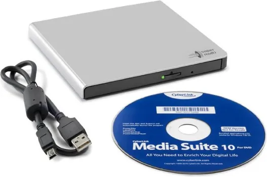 LG EXTERNAL DVDRW ULTRA SLIM PORTABLE SILVER, GP57ES40 (8 / 10)