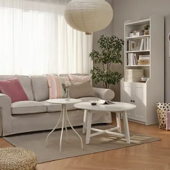 IKEA TANEBRO POMOĆNI STOČIĆ, SVIJETLA SIVOBEŽ, 46CM (2 / 6)