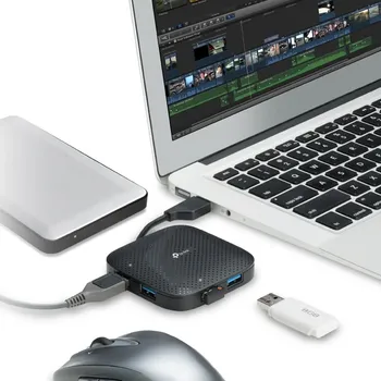 TP-LINK UH400 USB 3.0 4-PORT PORTABLE HUB (3 / 5)