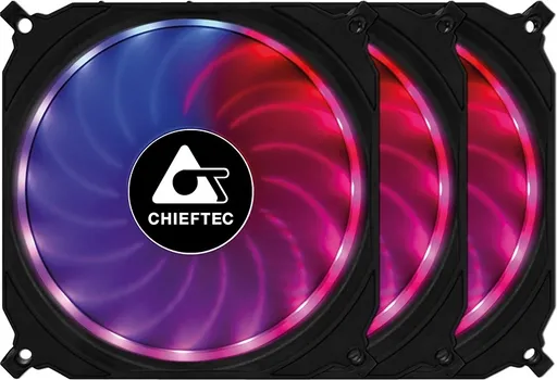 CHIEFTEC RGB CF-3012-RGB SET VENTILATORA TORNADO RGB CF-3012-RGB 120 X 120 X 25MM (3 KOMADA (1 / 3)