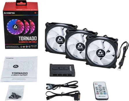 CHIEFTEC RGB CF-3012-RGB SET VENTILATORA TORNADO RGB CF-3012-RGB 120 X 120 X 25MM (3 KOMADA (3 / 3)