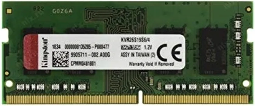 KINGSTON SO-DIMM DDR4 4GB / 2666MHz KVR26S19S6/4 (1 / 3)