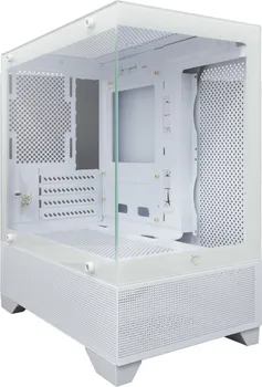 WHITE SHARK TORPEDO BIJELO MATX, TEMPERED GLASS SIDE/FRONT PANEL, 1 X USB 3.0 + 1 X TYPE-C (1 / 1)