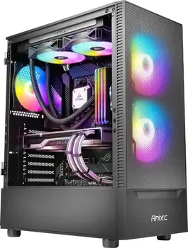 ANTEC NX410 BLACK NX SERIES-MID TOWER GAMING CASE, USB3.0/USB2.0*2, HD-AUDIO2, 2*140 MM ARGB FAN (2 / 5)