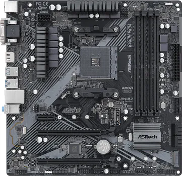 ASROCK AMD MB B450M PRO4 R2.0, 4*DDR4 3200MHZ, ASROCK ULTRA M.2, VGA/DVI-D/HDMI, USB 3.2, SOCKET AM4 (7 / 7)