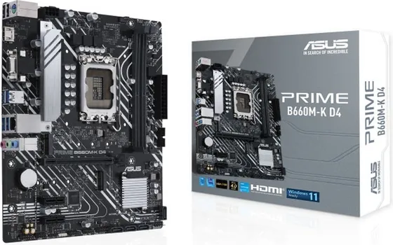 ASUS PRIME B660M-K D4 MICRO-ATX, 2X DDR4, 1700, INTEL (2 / 4)