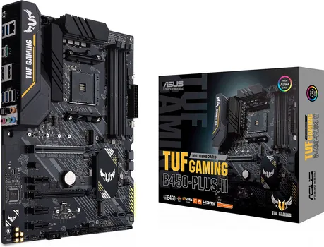 ASUS TUF GAMING B450-PLUS II, 4*DDR4 4400,DUAL M.2,DP/HDMI,AI NOISE-CANCELING MICROPHONE, AM4 (2 / 2)