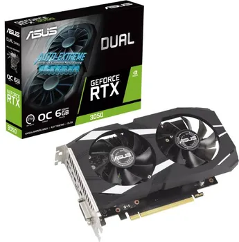 ASUS NVIDIA GEFORCE RTX 3050 6GB 128BIT DUAL-RTX3050-O6 NVIDIA GEFORCE RTX 3050 6GB 128BIT DUAL-RTX3050-O6G (1 / 9)