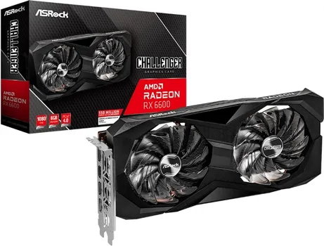ASROCK AMD RADEON RX 6600 8GB CHALLENGER D 8G AMD, 128BIT, 8GB, GDDR6 (2 / 4)