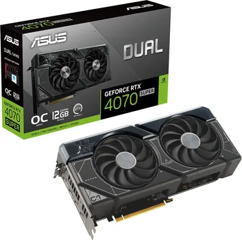 ASUS NVIDIA GEFORCE RTX 4070 SUPER 12GB 192BIT DUAL-RTX NVIDIA GEFORCE RTX 4070 SUPER 12GB 192BIT DUAL-RTX4070S-O12G (1 / 9)