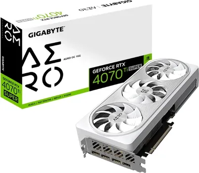 GIGABYTE NVIDIA GEFORCE RTX 4070 TI SUPER AERO OC 16GB GV-N NVIDIA GEFORCE RTX 4070 TI SUPER AERO OC 16GB GV-N407TSAERO OC-16GD (2 / 5)