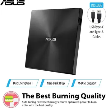 ASUS ZENDRIVE U9M SDRW-08U9M-U EKSTERNI, DVD REZAČ (13 / 15)