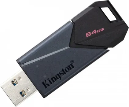 KINGSTON USB DISK DATATRAVELER EXODIA ONYX 64GB USB 3.2 BLACK, MOVING CAP DESIGN (2 / 5)