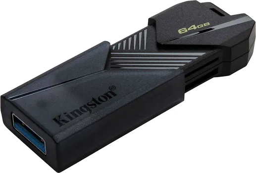 KINGSTON USB DISK DATATRAVELER EXODIA ONYX 64GB USB 3.2 BLACK, MOVING CAP DESIGN (4 / 5)