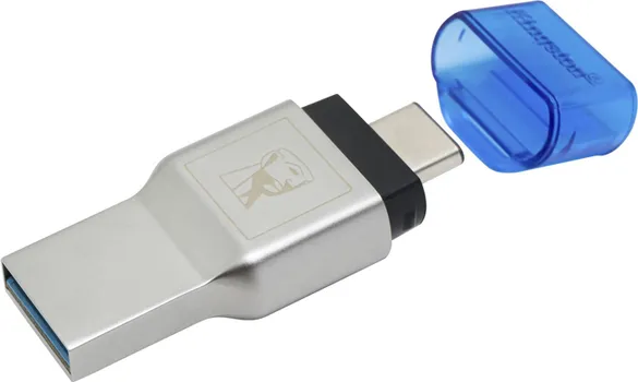 KINGSTON MOBILELITE DUO 3C CARD READER, MICROSD/SDHC/SDXC, USB TYPE-A/USB TYPE-C PORT (3 / 3)