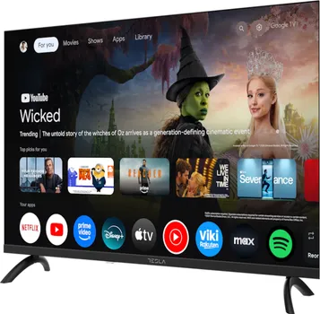 TESLA TV 32E655BHS HD GOOGLE POWERED BY GOOGLE TV 2X10W BOX SPEAKERS (5 / 12)