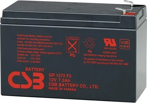 CSB 0310171 CSB GP1272 F2 | 12V | 7,2AH | MASA 2,4 KG | OPSEG NOMINALNE RADNE TEMPERATURE: 2 (1 / 1)