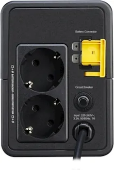 APC EASY UPS 700VA/360W, 230V, AVR, SCHUKO SOCKETS (3 / 6)