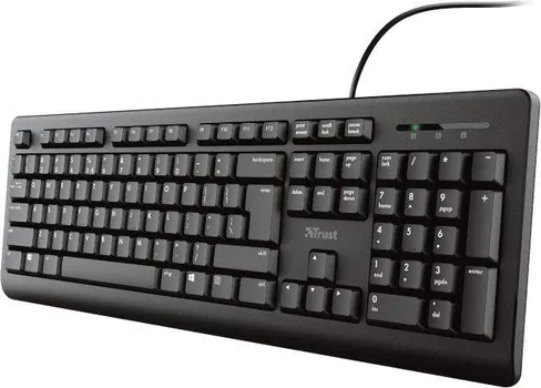 TRUST PRIMO 23880 FULL-SIZE KEYBOARD WITH SILENT KEYS AND SPILL-RESISTANT DESIGN (1 / 4)