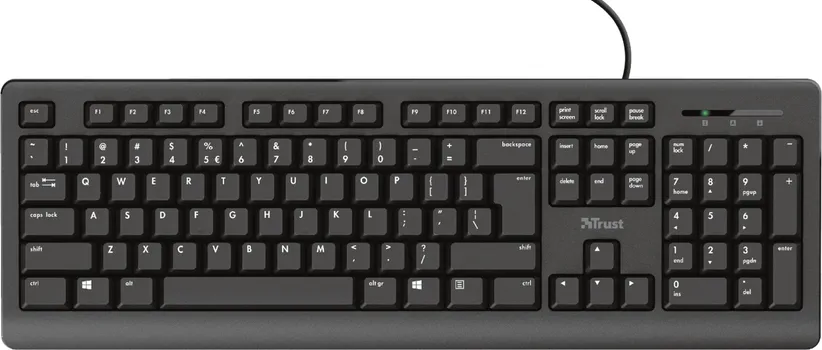 TRUST PRIMO 23880 FULL-SIZE KEYBOARD WITH SILENT KEYS AND SPILL-RESISTANT DESIGN (4 / 4)