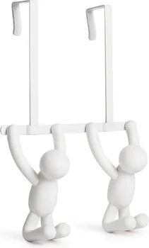 IKEA BUDDY VJEŠAONIK ZA VRATA SA 2 KUKE, BIJELA (1 / 8)