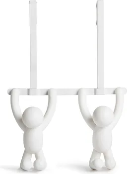 IKEA BUDDY VJEŠAONIK ZA VRATA SA 2 KUKE, BIJELA (2 / 8)