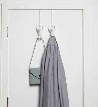 IKEA BUDDY VJEŠAONIK ZA VRATA SA 2 KUKE, BIJELA (3 / 8)