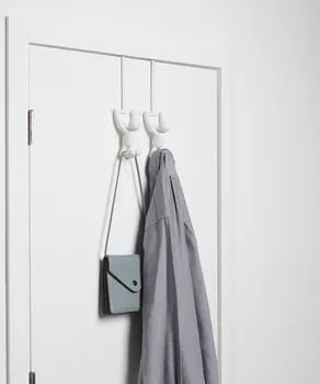 IKEA BUDDY VJEŠAONIK ZA VRATA SA 2 KUKE, BIJELA (4 / 8)