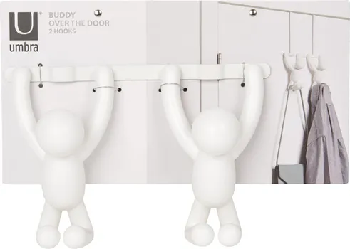 IKEA BUDDY VJEŠAONIK ZA VRATA SA 2 KUKE, BIJELA (7 / 8)