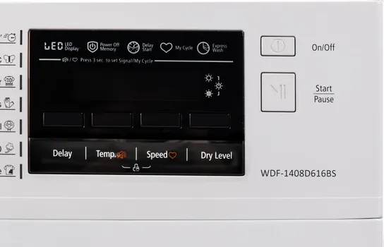 VIVAX WDF-1408D616BS, KAPACITET PRANJA: 8 KG, KAPACITET SUŠENJA: 6 KG, OBRTAJI CENTRIFU (10 / 11)