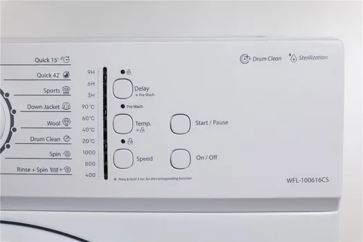 VIVAX WFL-100616CS 1000RPM, 6KG. WHITE DOOR, SLIM (8 / 15)