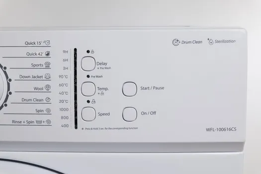 VIVAX WFL-100616CS 1000RPM, 6KG. WHITE DOOR, SLIM (10 / 11)