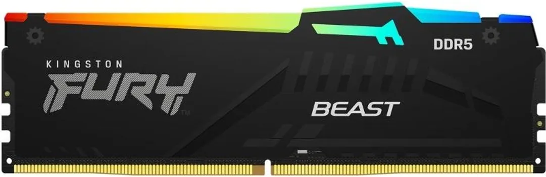 KINGSTON DIMM DDR5 8GB / 5600MT/S KF556C40BBA-8 FURY BEAST RGB (1 / 6)