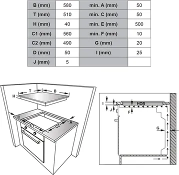 VOX EBC 410 DB UGRADNA SENZORSKA STAKLOKERAMIČKA PLOČA, 5 ZONA KUVANJA (10 / 10)