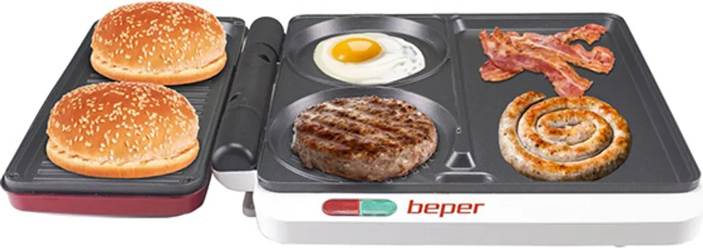 BEPER 4 U 1 P101CUD500 PARTY MIX MULTIFUNKCIONALNI GRILL TOSTER 4U1 SNAGE 1000W (3 / 5)