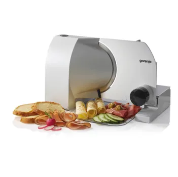 GORENJE R708A MESOREZNICA SNAGA MOTORA: 100 W, DEBLJINA REZA (MM): 0-15, TACNA ZA POSLUŽIVANJE (11 / 18)