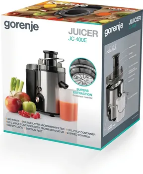 GORENJE JC400E SNAGA MOTORA 400 W, BROJ BRZINA 2, ZAPREMINA POSUDE 1.6 L (10 / 10)