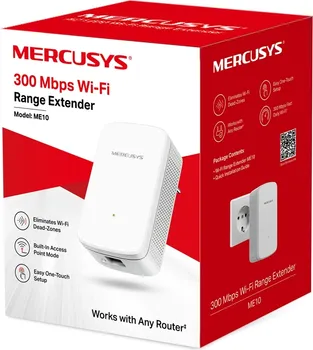 MERCUSYS ME10 ME10 300 MBPS WI-FI RANGE EXTENDER 300 MBPS ON 2.4 GHZ 1X10/100MBPS RJ4 (2 / 3)
